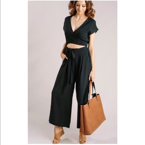 Pants - WRAP FRONT JUMPSUIT